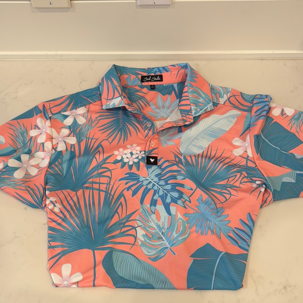 Mens Large Bad Birdie Polo